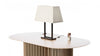 22" Black Modern Rectangular Table Lamp with Fabric Shade | Lampe de table rectangulaire moderne noire de 22 po avec abat-jour en tissu