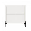 Abbey Modern 32" Accent Cabinet in Maple and Off White | Armoire d’appoint moderne Abbey 32" en erable et blanc casse