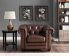 Hydeline Standwood Leather Chair - Brown|Fauteuil Standwood de Hydeline en cuir - brun