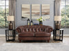 Hydeline Brixton Leather Loveseat - Brown|Causeuse Brixton de Hydeline en cuir - brune