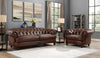 Hydeline Brixton Leather Sofa - Brown|Sofa Brixton de Hydeline en cuir - brun