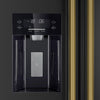 Forno Salerno 36-inch Side-by-Side Refrigerator in Black, 20 cu.ft. - FFRBI1844-36BLK | Refrigerateur cote a cote Salerno de 36 po, noir, 20 pi³ – FFRBI1844-36BLK