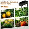 Costway Raised Garden Bed Elevated Metal Planter Box With Legs Drainage Holes Gardening Box