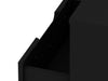 Rockefeller Mid-Century Modern 20" Nightstand in Black (1-Drawer) - Set of 2 | Table de nuit Rockefeller Mid-Century Modern 20" en noir (1 tiroir) - Lot de 2