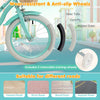 Prorider 16" Kid's Bike With Training Wheels Adjustable Handlebar Seat Handbrake Green