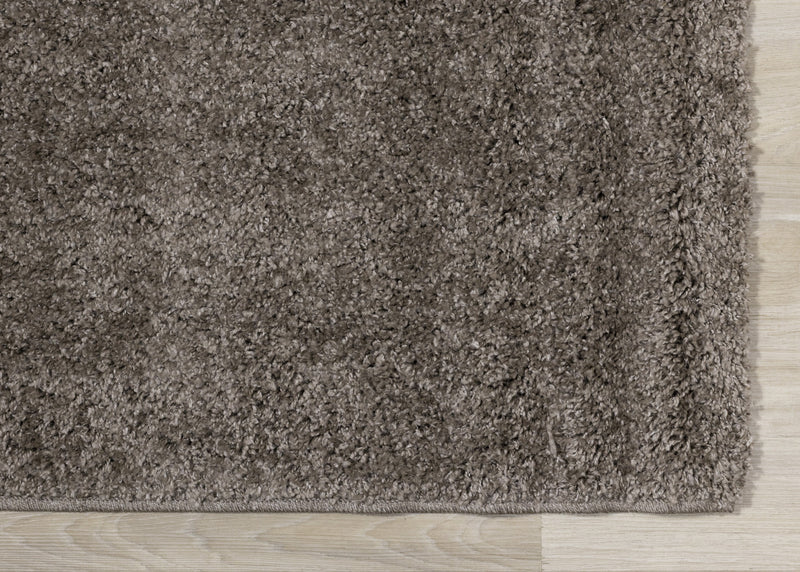 Brooklyn Taupe Shag Area Rug - 5'3\" x 7'7\"