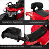 Costway 12v Kids Ride On Atv Electric 4-wheeler Quad 2 Speeds W/ Mp3 & Headlights Red