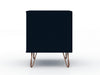 Rockefeller Mid-Century Modern 20" Nightstand in Midnight Blue (2-Drawer) - Set of 2 | Table de nuit Rockefeller Mid-Century Modern 20" en bleu minuit (2 tiroirs) - Lot de 2