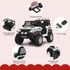Costway 12v Kids Ride On Truck Remote Control Electric Car W/lights&music White
