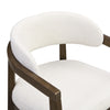 Sophia Dining Arm Chair with Rubberwood Frame Set of 2,Walnut Dining Chair | Sophia Ensemble de 2 chaises de salle a manger avec accoudoirs et structure en bois de caoutchouc, noyer