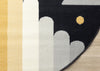 Forte Kids Spaceship Round Area Rug - 5'3" x 5'3"|Carpette ronde Forte à motif de vaisseau spatial pour enfants - 5 pi 3 po x 5 pi 3 po