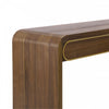 Olivia 47.2" Wooden Sofa Table with Drawers - Gold | Console en bois Olivia 120 cm avec tiroirs - doree