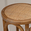 Rae Backless Rattan Counter-Height Stool - Natural|Tabouret Rae de hauteur comptoir en rotin et sans dossier - naturel