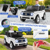 Costway Licensed Mercedes-benz Eqg Kids Ride On Car With Remote Control Detachable Battery White