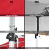 Costway 11' Patio Cantilever Offset Umbrella 360 degrees Rotation Aluminum Tilt Red