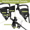 Costway Foldable 3 Wheel Golf Pull Push Cart Trolley Scorecard Drink Holder Mesh Bag