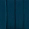 Eda Modern Wood Armchair in Midnight Blue Dining Chair | Fauteuil moderne Eda en bois avec accoudoirs, bleu minuit