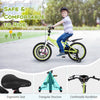 Costway 18" Kid's Bike For 4-8 With Height-adjustable Handlebar & Saddle Handbrake Green
