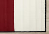 Forte Red Black White Geometric Area Rug - 7'9" x 10'6"|Carpette Forte rouge, noire et blanche à motif géométrique - 7 pi 9 po x 10 pi 6 po
