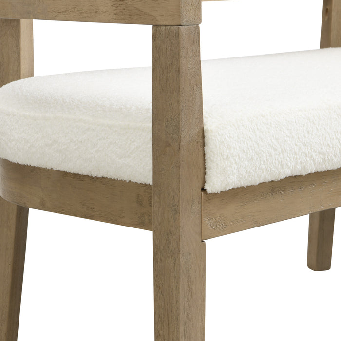Rattan 47.5 Inch Rattan Upholstered Loveseat with Hand-Woven Backrest, Beige, Natural Ash