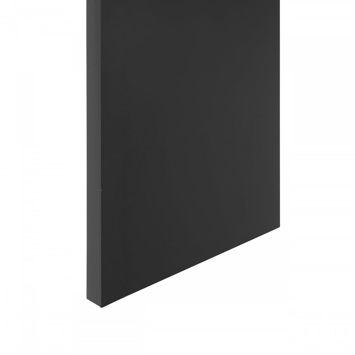Ethan Wood Sofa Table with Storage for Living Room Entryway Hallway - Black