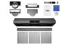 Hauslane | Chef 36-in Ducted Black Stainless Steel Undercabinet Range Hood | Hauslane | Hotte de cuisine sous-meuble a conduit de 36 pouces en acier inoxydable noir
