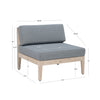 Summerlyn Fabric Indoor/Outdoor Patio Chair - Natural|Fauteuil de terrasse Summerlyn en tissu pour l’intérieur et l’extérieur - naturel