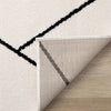 Covington White Black Modern Geometric Trellis Design Rug, 7'10" x 10'6" Indoor Area Rug | Tapis Covington a motif de treillis geometrique moderne blanc et noir, 7'10" x 10'6"
