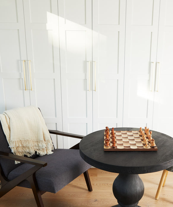 Umbra Walnut Wood Wobble Chess Set