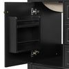 Sophia 24" Bathroom Vanity with Ceramic Sink, Black | Sophia Meuble-lavabo de 24" avec vasque en ceramique, Noir