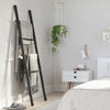 Umbra Modern Poplar Leana Ladder Coat Rack - Black|Portemanteau en échelle moderne Leana de Umbra en peuplier - noir