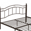 Jackson Metal Bed Frame With Underbed Storage,copper King Bed | Jackson Cadre De Lit En Metal Avec Rangement Sous Le Lit, Cuivre