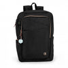 Swissdigital Design Smart Backpack KATY ROSE - Rucksack with Integrated Charging Port - Black