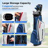Costway Men's Complete Golf Clubs Package Set 10 Pieces Includes Alloy Driver