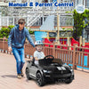 Costway 12v Licensed Ford Mustang Shelby Gt500 Kids Ride On Car With Remote Control Black