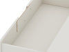 Rockefeller Mid-Century Modern 35" Dresser in Off White (3-Drawer) - Set of 2 | Commode Rockefeller Mid-Century Modern 89 cm en blanc casse (3 tiroirs) – Lot de 2