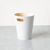 Umbra Woodrow Garbage Bin Trash Can - White|Poubelle Woodrow de Umbra - blanche