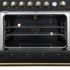 Forno Marco 36-inch Gas Range, Black ,4.32 cu.ft - FFSGS6277-36BLK | Cuisiniere a gaz Marco 36 pouces noire, 4,32 pi³ – FFSGS6277-36BLK