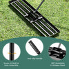 Costway Lawn Leveling Rake 42" X 10" Heavy Duty Level Lawn Tool For Garden Backyard/lawn Black