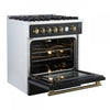 Forno Giovanni 30-inch Gas Range Black, 4.32 cu.ft, -FFSGS6274-30BLK | Cuisiniere a gaz Giovanni 30 pouces noire, 4,32 pi³ – FFSGS6274-30BLK