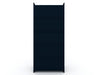 Mulberry Contemporary Modern 2-Piece Wardrobe Closet in Midnight Blue | Armoire contemporaine moderne 2 pieces Mulberry en bleu minuit