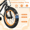 Costway 14-inch Kid's Bike For 3-5 Years Old With Adjustable Saddle & Anti-slip Handlebar Black