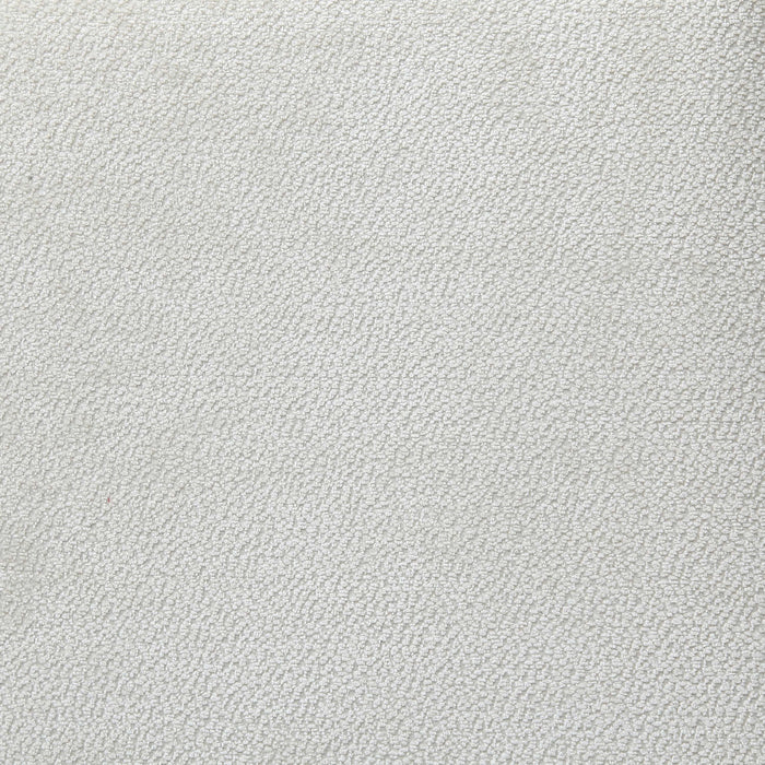 Concord Modern Glam Chenille Accent Bench in Ivory
