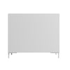 Manhattan Comfort Mid-Century Modern Bogardus 4-Shelf Accent Cabinet - White|Armoire décorative Bogardus de Manhattan Comfort de style moderne du milieu du 20e siècle avec 4 tablettes - blanche