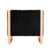 Manhattan Comfort Trillium Velvet Accent Chair - Black & Gold|Fauteuil d’appoint Trillium de Manhattan Comfort en velours - noir sarcelle et doré