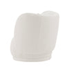 Manhattan Comfort Contemporary Siri Linen Weave Accent Chair with Pillows - Cream|Fauteuil d’appoint contemporain Siri de Manhattan Comfort en lin tissé avec coussins - crème
