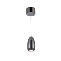Royal Pearl Gun Metal Integrated LED Pendant