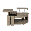 Addams 36" Lift-Top Coffee Table with Casters - Stone Harbor Grey | Table à café Addams de 36 po avec dessus relevable et roulettes - gris Stone Harbor