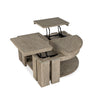 Addams 36" Lift-Top Coffee Table with Casters - Stone Harbor Grey | Table à café Addams de 36 po avec dessus relevable et roulettes - gris Stone Harbor