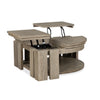 Addams 36" Lift-Top Coffee Table with Casters - Stone Harbor Grey | Table à café Addams de 36 po avec dessus relevable et roulettes - gris Stone Harbor